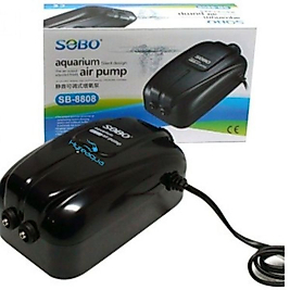 Sobo SB 8808 Ayarlanabilir Çift Çıkışlı Hava Motoru 10W 12 Lt/min