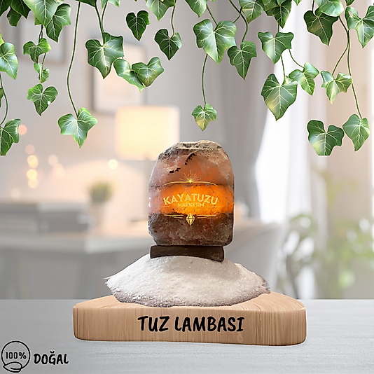 Doğal Çankırı Tuz Lambası | Negatif İyon Yayan Sağlıklı Lamba