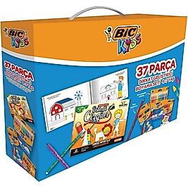 BIC KIDS DİKKAT GELİŞTİRİCİ BOYAMA SETİ - 37 PARÇA 501089-508363