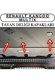 Renault Kangoo Multix Ticari Araç Ara Bölme Demiri Tavan Kapakları – 3'lü Set