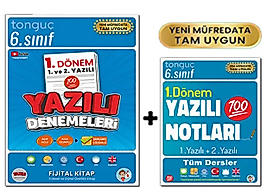 Tonguç 6. Sınıf 1. Dönem Yazılı Notları - 1. Dönem Yazılı Denemeleri