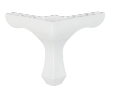Lükens Ayak Beyaz Renk (10+14 cm) Boyutlarında