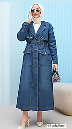 Denim Trençkot