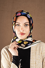 DESENLİ FLOSSY SİLK EŞARP