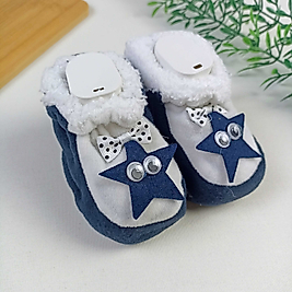 Velsoft Astarlı Figürlü Panduf / 0-6 Ay