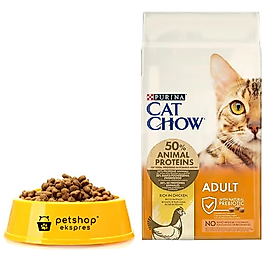 Purina Cat Chow Somonlu Açık Kedi Maması 1000 gr.