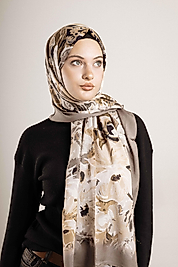 FLOOR İPEK ŞAL İTALYAN DİKİŞİ DESEN-2