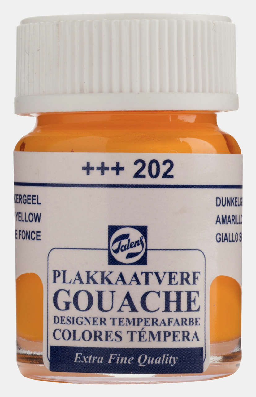 Talens Guaj Boya 16 ML 202 - Deep Yellow