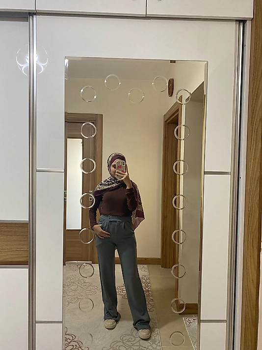 Zara Krep Kumaş Önü Cırtlı Palazzo Pantolon
