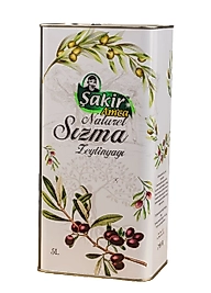 Şakir Amca Naturel Sızma Zeytinyağı 5L Teneke