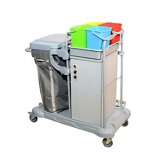 Kat Hizmet Arabası Dolaplı Tek Brandalı Plastik ( KDV DAHİL )