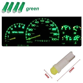 (4XADET) 1 SET 12V LED MINI DİPSİZ T5 GREEN (MİNİ DİPSİZ AMPUL YEŞİL)
