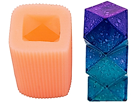 Mini Geometrik Silikon Mum Kalıbı M-280