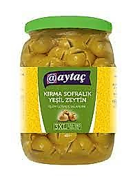 AYTAÇ 650GR KIRMA SOFRALIK YEŞİL ZEYTİN