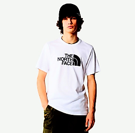 THE NORTH FACE EASY ERKEK SİYAH-BEYAZ TİŞÖRT (NF0A87N5FN41)