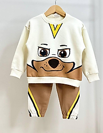 PAW PATROL SÜZENE NAKIŞ BURUN DETAYLI SWEATSHİRT ve EŞOFMAN 2/3yaş 3/4yaş 4/5yaş 5/6yaş 7/8yaş