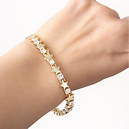 Yıldız Taşlı Xuping Bileklik