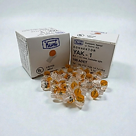 Kunt Yak 1 | Oksitlenme Önleyici Jel Dolgulu Telefon Kablo Ek Konnektörü (Ek Boncuğu) - 100 Adet