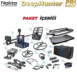 Nokta Dedektör Deephunter Define Dedektörü Pro Paket