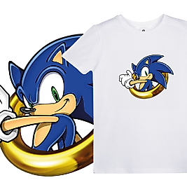 Sonic Baskılı Çocuk Tişört