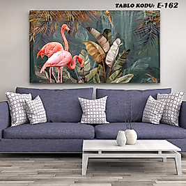 MERCAN MOBİLYA  VE AKSESUAR ,   130*70  FLEMİNGO  KANVAS TABLO