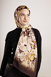 FLOOR İPEK ŞAL İTALYAN DİKİŞİ DESEN-2