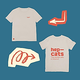 Hepcats Özel Tasarım Taş Oversize Unisex T-Shirt