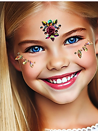 Parlak yüz taşı seti