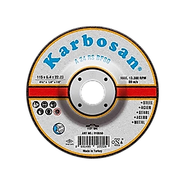 Karbosan 115 x 6,4 x 22 Metal Nk Taşlama Taşı 75 Adet