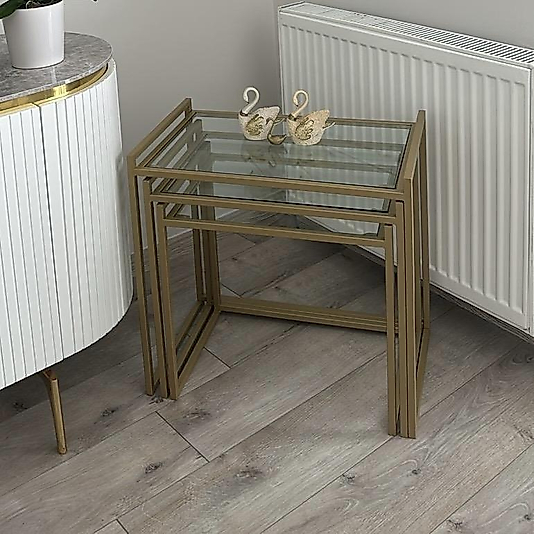 MAT GOLD TEPSİ ZİGON ŞEFAF CAM