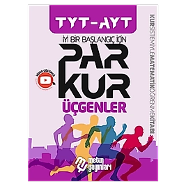 TYT-AYT Parkur Üçgenler Parkur Matematik , Metin Yayınları 2024 Kolay üçgenler Soru Bankası Metin Yayınları