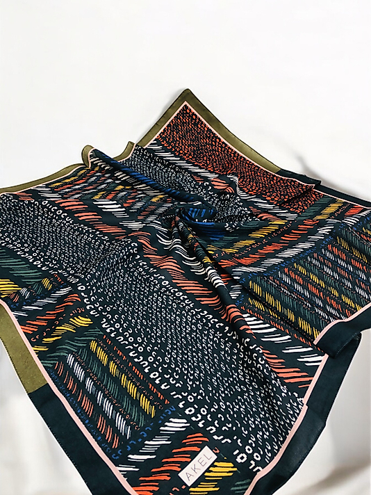 Digital Soft Eşarp Desen-4