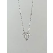 Çelik Serenay Silver Kolye 60cm
