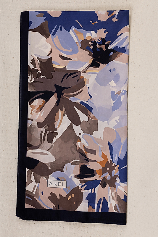 DESENLİ FRANSIZ İPEĞİ EŞARP DESEN-3