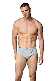 Gümüş 4014 Erkek Penye Kom Slip Külot Gri