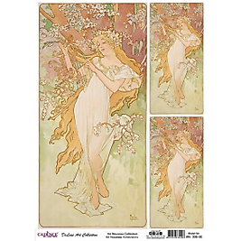 ART NOUVEAU KOLEKSİYONU AN-06 30X42CM