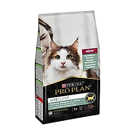 Purina Pro Plan Liveclear Alerji Azaltan Somonlu Kısırlaştırılmış Yetişkin Kedi Maması (1,4 kg)