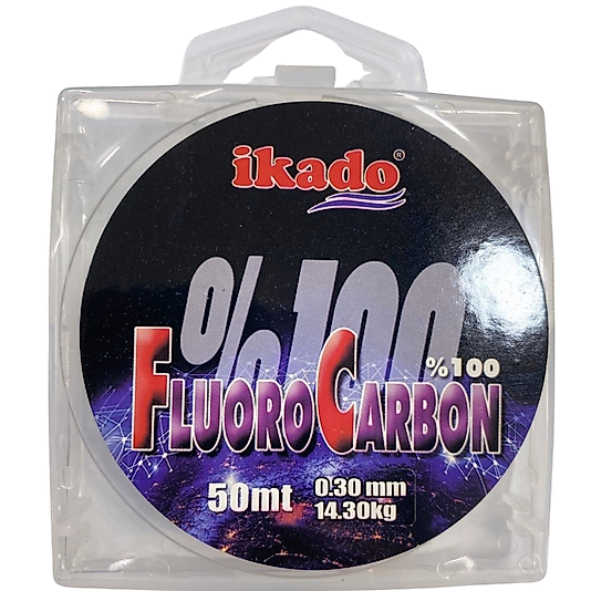 İkado %100 Fluorocarbon Misina 0.30 mm 14,30 Kg Çekerli