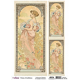 ART NOUVEAU KOLEKSİYONU AN-10 30X42CM