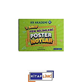 7. Sınıf Fen Bilimleri Poster Notlar Kr Akademi Yayınları