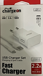 ESP11 MİCRO USB ŞARJ 2.2A