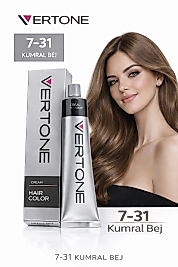 VERTONE SAÇ BOYASI 60 ML. (7-31 KUMRAL BEJ)