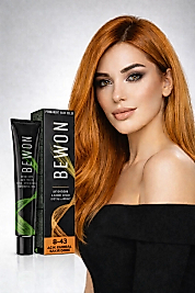 BEWON SAÇ BOYASI 100 ML (8-43 AÇIK KUMRAL BAKIR DORE)