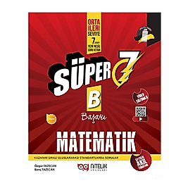 Nitelik Yayınları 7.Sınıf Matematik (B) Süper Soru Yeni Nesil