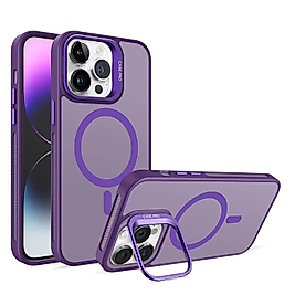 İPhone 13 Pro Kamera Korumalı Standlı Magsafe Telefon Kılıfı