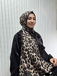 Zer Leopar Desen Şal