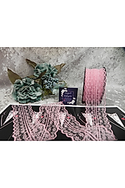 4.5 cm Pembe Dantel Kurdele 20 mt