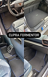 Cupra Formentor 2024 Kasa Akıllı Premium Eva Oto Paspas + Bagaj Havuzu (Aksesuarlar Fiyata Dahil Değildir)