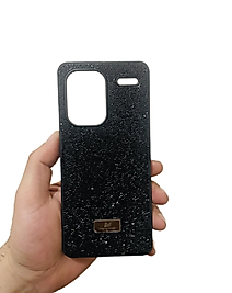 Redmi Note 13 Pro Plus Taşlı Telefon Kılıfı Siyah