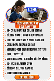 1. SINIF BİLSEM HAZIRLIK ve OKUL TAKVİYESİ